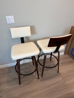 Set of Swivel Bar Stools