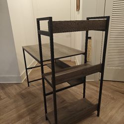 Computer Desk With Bookshelf 