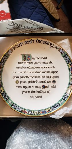 Irish Blessing Plate