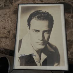 Vintage Fan Photo Marlon Brando 1950s Hollywood Movies