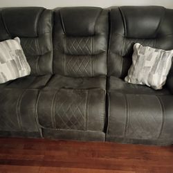 Corinthian Power Recliner Sofa
