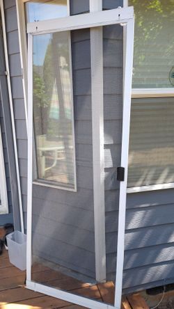 Sliding patio screen door