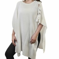 Ivory Poncho One Size 