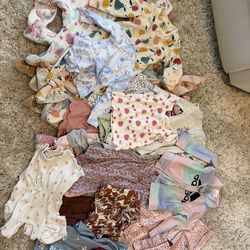 “Variety of baby clothes