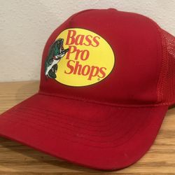 Bass Pro Shop red Trucker Hat