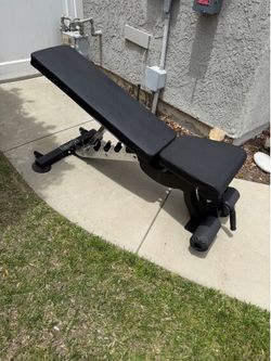 Klutch adjustable pro weight bench