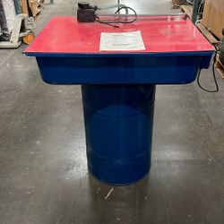 Parts Washer With Barrel