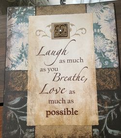 Live, Laugh, Love wall art