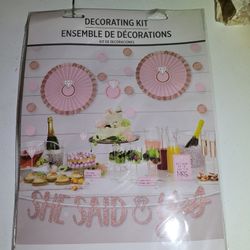 "She Said Yes" Decor Kit