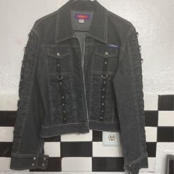 womens jean jacket xl 