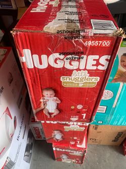 Huggies little snugglers size 1 ,198 count