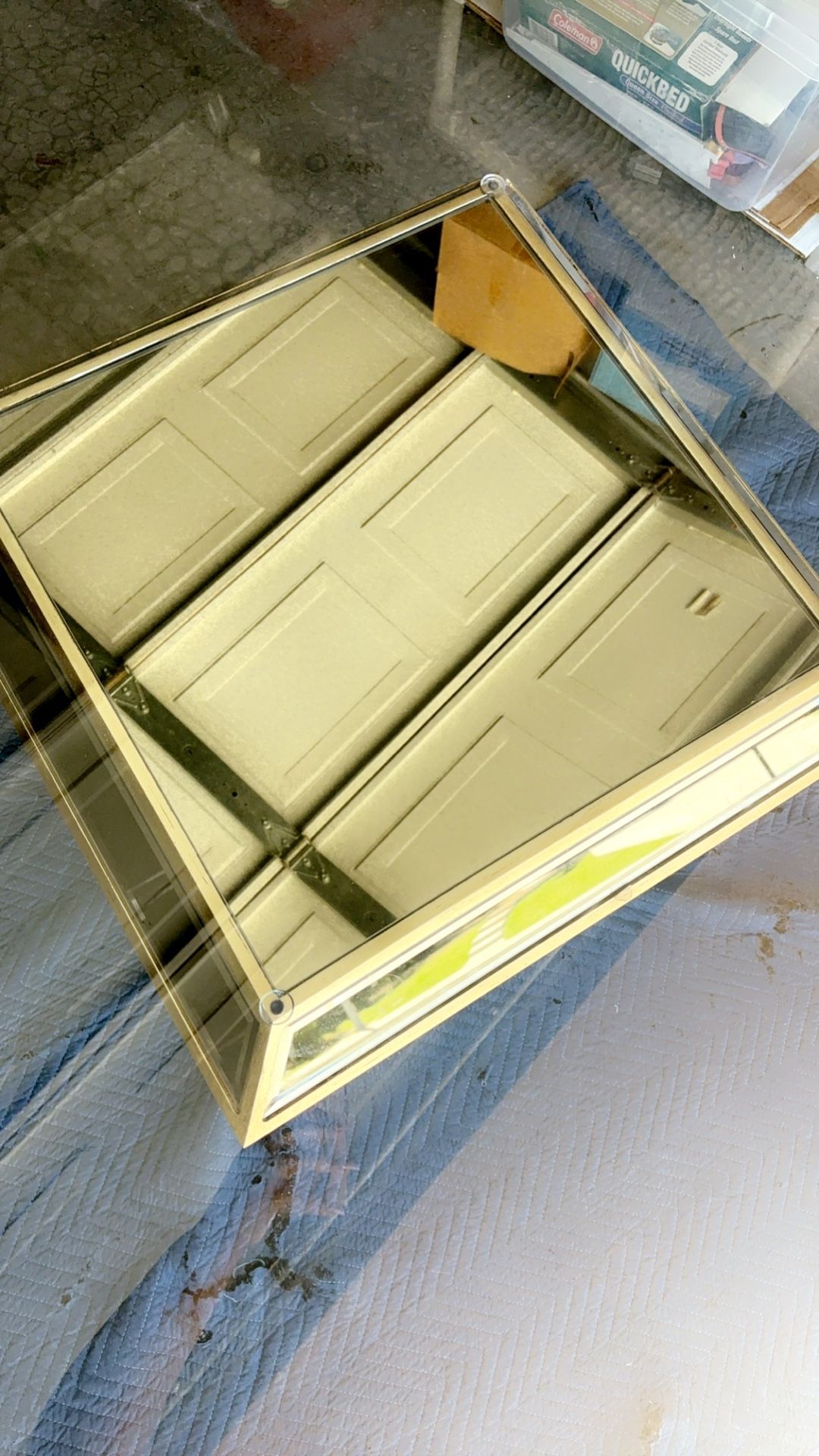 Mirrored Glass Table