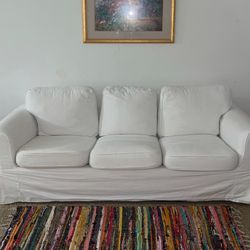White Couch Washable Covers 7 ft DELIVERY TODAY
