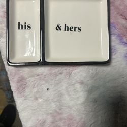 His and her plate
