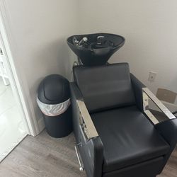 Shampoo Bowl Chair And Hairstylist Chair 