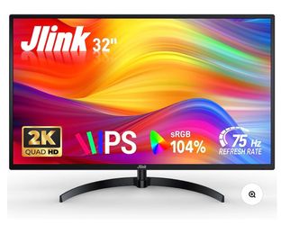 JLINK 32 INCH 2K 1440P 75HZ QHD COMPUTER MONITOR - C32QP1K NEW