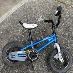 Blue Kids Bike – Adjustable Seat，Great for Ages 2–5