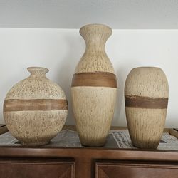 Ceramic Vase Set of 3