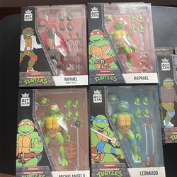TMNT figures new in box
