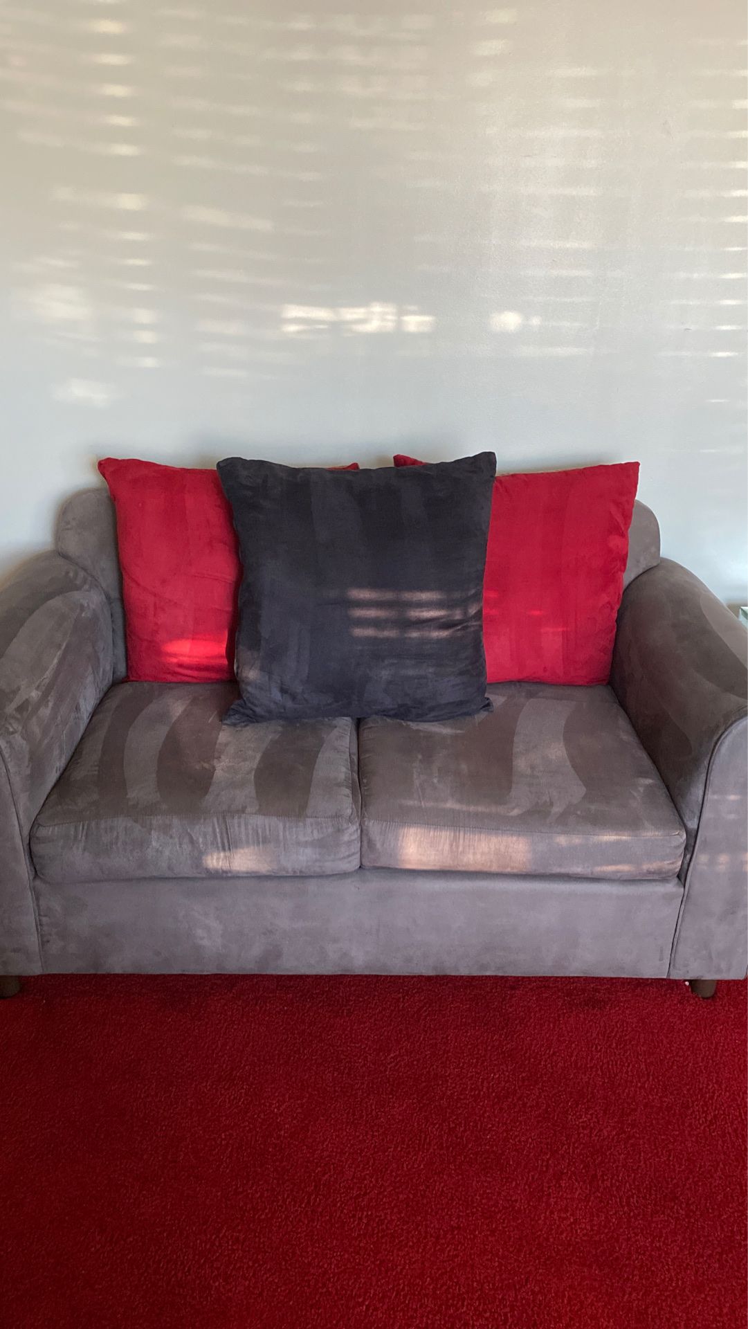Loveseat and sofa