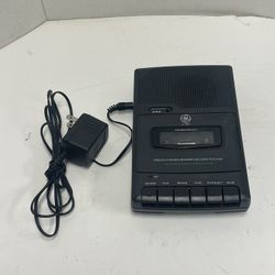 GE General Electric 3-5027 Portable Recorder Cassette Player Tested Works