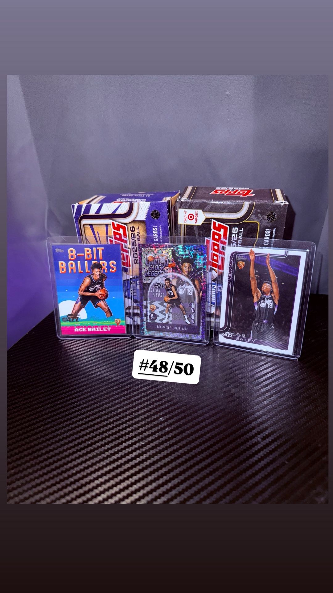 2025-26 Topps Ace Bailey Foil 12/50 Rookie RC Exclusive