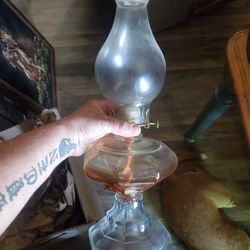 Vintage Kerosene Oil Table Lamp