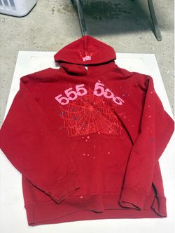 SP5DER 555 hoodie red /size medium