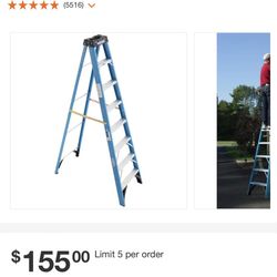 Escalera Ladder Fibra De Vidrio Ligera