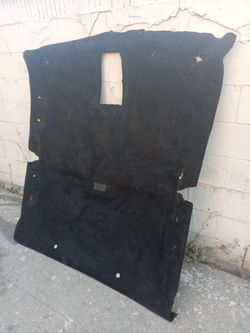 Silverado Extended Cab Suede Ceiling. 