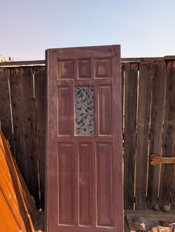 Door. stain glass