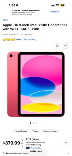 iPad 10 generation