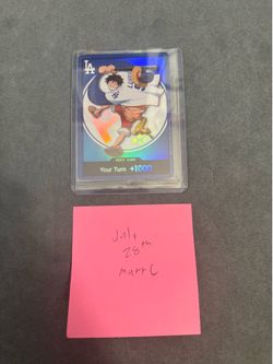 *NEW* LOS ANGELES DODGERS LUFFY ONE PUECE DON CARD
