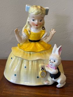 Vintage 1956 Napco Alice in Wonderland Bank