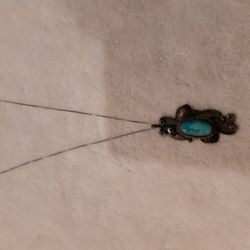 TURQUOISE NUGGET STERLING SILVER 