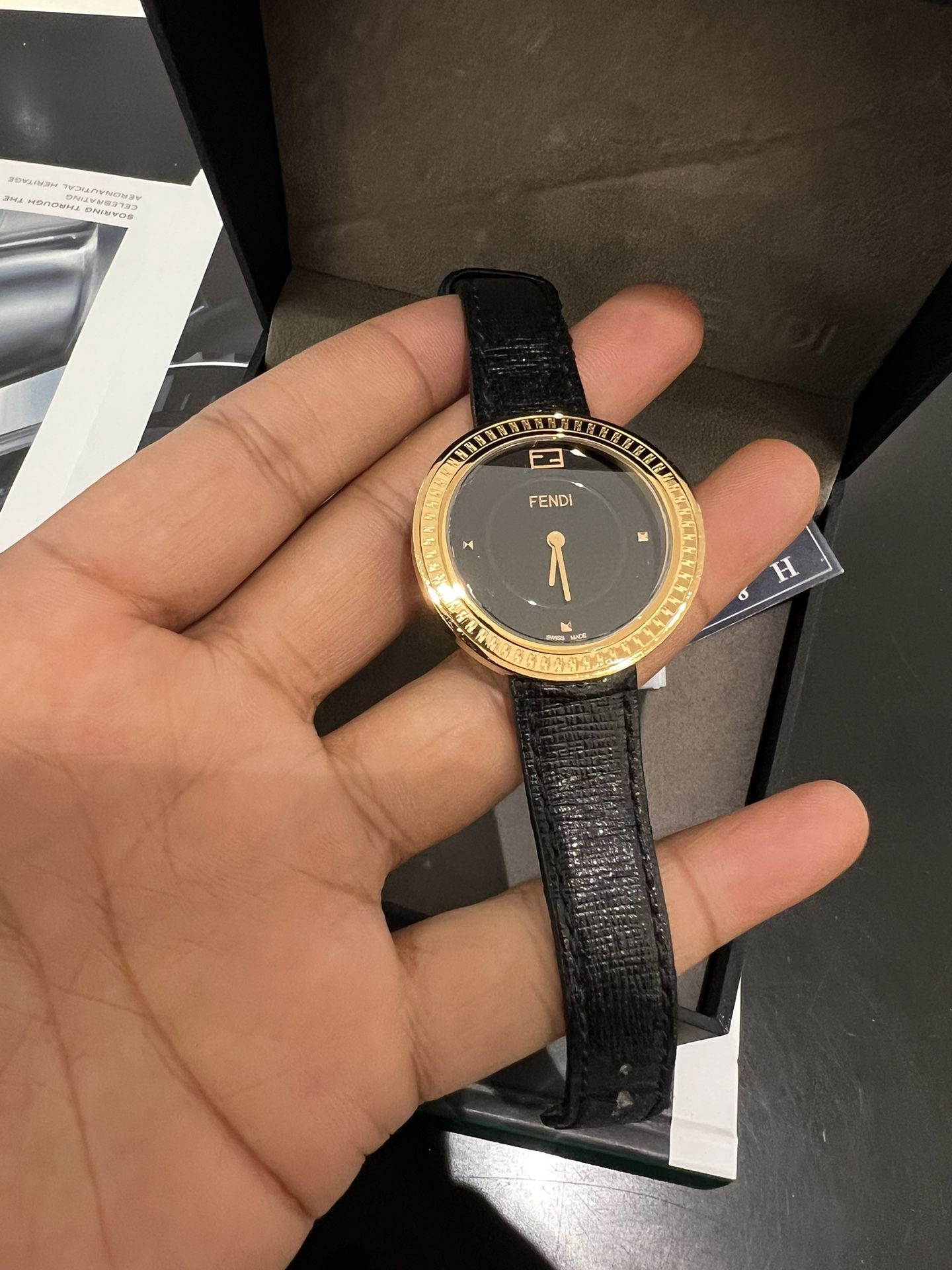 Fendi Women's Gold Leather Watch