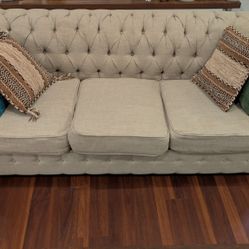 Chesterfield Sofa Set - Beige