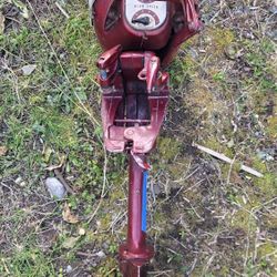 50s Johnson Seahorse 3HP Boat Motor Running Nice Looking Piece!