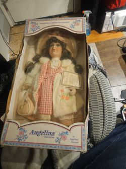 Limited edition porcelain collector doll