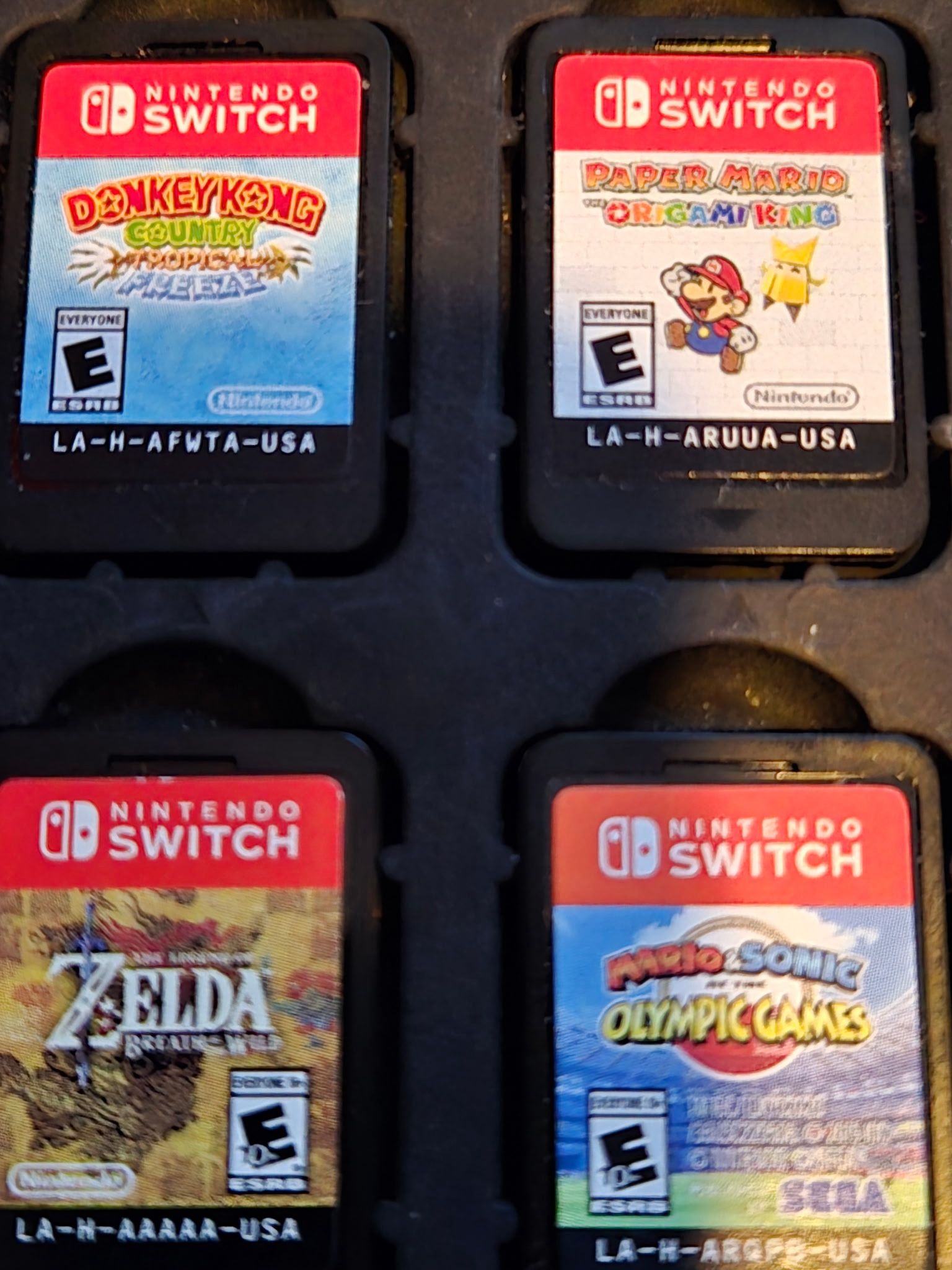 Nintendo Switch Games No Case
