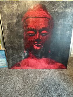 Large Buddha Canvas Wall Art Painting