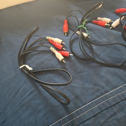 RCA CABLES RED/WHITE MALE TO MALE