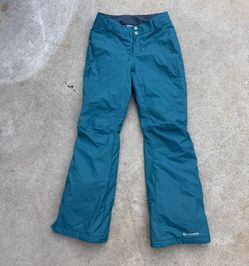 Women’s Size XS Teal Blue Columbia Snowboard Pants 