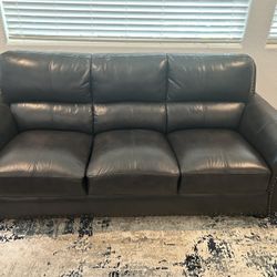 Top Grain Leather Sofa And Loveseat