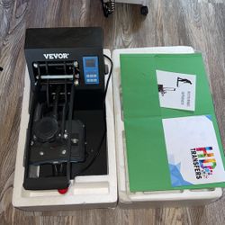 Vevor Hat Press Cap  Heat Press Machine 4 Heating Pads New