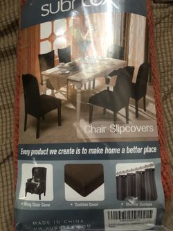 New chair slipcovers