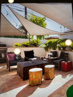 Vintage patio set - chairs and bench only