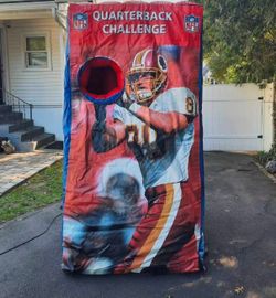 NFL QB Challenge Inflatable Target from a Pro Bowl perfect for tailgating, training or party