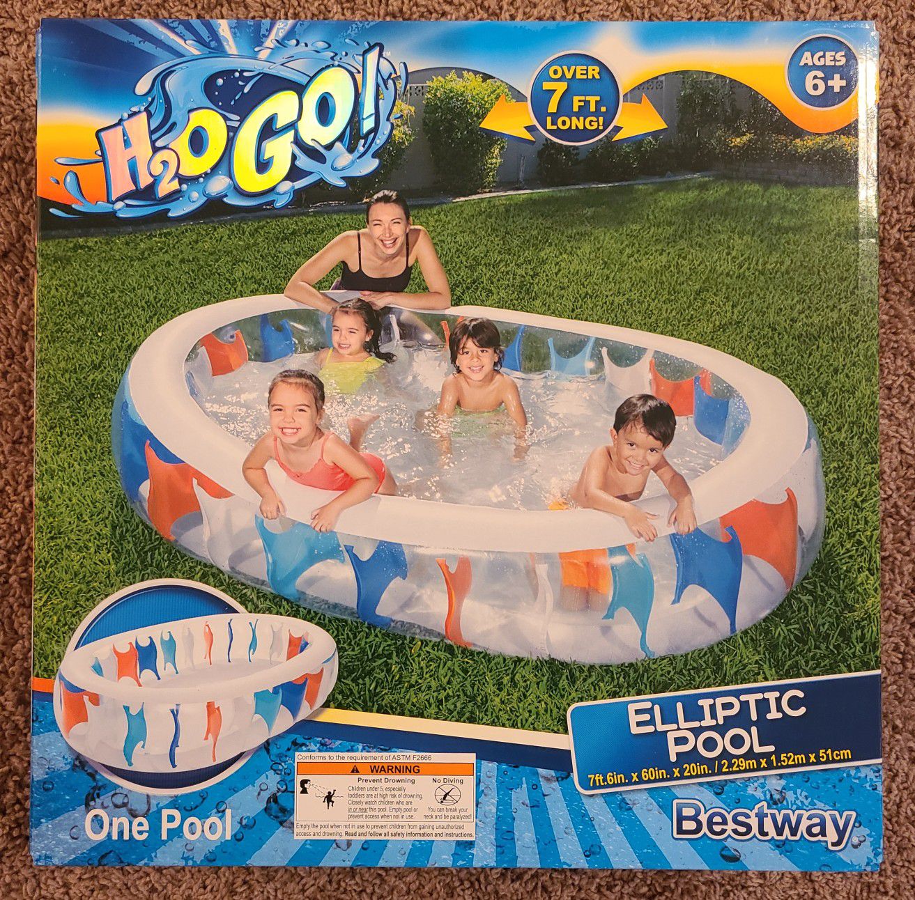 Bestway H2OGO Inflatable Elliptic Pool