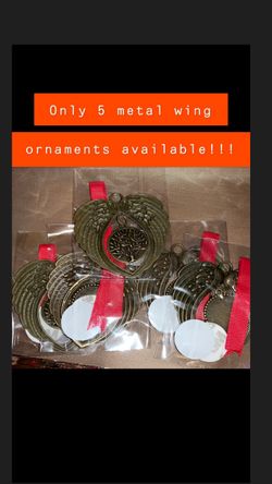 Metal Wing Ornaments